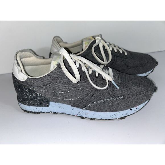 Nike Daybreak Type Recycled Canvas Iron Grey Barely Volt CZ4337-001 Men US 10.5 main image 3